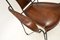 Vintage French Iron and Leather Armchair, 1960, Image 10