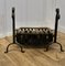 19th Century Inglenook Fire Grate with Andirons, Set of 3 5