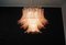 Italian Murano Glass Three-Tier Pink Felci Chandelier, 1990s, Image 8