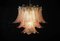 Lámpara de araña Felci italiana de cristal de Murano de tres niveles, años 90, Imagen 7