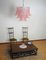 Italian Murano Glass Three-Tier Pink Felci Chandelier, 1990s, Image 12