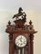 Antique Victorian Carved Walnut Wall Clock, Vienna, Austria, 1880s, Image 7