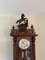 Antique Victorian Carved Walnut Wall Clock, Vienna, Austria, 1880s 6