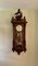 Antique Victorian Carved Walnut Wall Clock, Vienna, Austria, 1880s 2