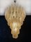 Vintage Italian Murano Chandelier with 75 Amber Glass Petals, 1990s, Image 10