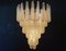 Vintage Italian Murano Chandelier with 75 Amber Glass Petals, 1990s, Image 8