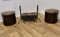 Fireside Stools for Coal and Logs, 1920s, Set of 2 1