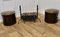 Fireside Stools for Coal and Logs, 1920s, Set of 2, Image 1