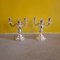 Silver-Plated 3-Light Candleholders, 1980s, Set of 2, Image 1