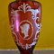 Rubinrote Vase im Stil von Mary Gregory, 1980er 2
