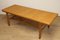 Vintage Rectangular Oak Coffee Table, 1960s, Image 2