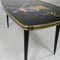 Table Basse Vintage avec Plateau en Verre et Angle, 1950s 5