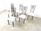 Highback Metal Dining Chairs, 1980s, Set of 6 7