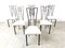Highback Metal Dining Chairs, 1980s, Set of 6 1