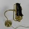 Vintage Schreibtischlampe aus Messing, 1930er 9