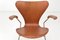 Modell 3207 Stühle aus Teak von Arne Jacobsen für Fritz Hansen, Dänemark, 1955, 4 . Set 8