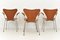 Modell 3207 Stühle aus Teak von Arne Jacobsen für Fritz Hansen, Dänemark, 1955, 4 . Set 4