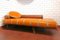 Sofá cama posmoderno vintage de cuero y madera de palma de Pacific Green, años 90, Imagen 8
