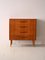 Nordic Chest of Drawers with Wooden Handles, 1960s, Image 1