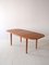 Extendable Oval Teak Table, 1960s 5