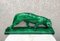 Large Art Deco Panther Sculpture in Green Earthenware by Irénée Rochard, 1930s 16