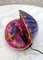 Petite Veilleuse en Forme de Coquillage avec Poisson Multicolore en Faïence, 1950s 4