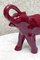 Scultura di elefante Art Déco in terracotta con smalto rosso di Lemanceau, anni '30, Immagine 5