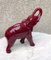 Art Deco Elephant Sculpture in Earthenware with Red Glaze by Lemanceau, 1930s 7