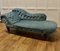 Victorian Velvet Chaise Longue or Day Bed 7