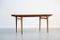 Vintage Scandinavian Teak Dining Table with Two Lateral Extensions 2