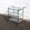 Vintage 3-Tier Chrome and Glass Serving Trolley, 1980s, Image 3