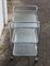 Vintage 3-Tier Chrome and Glass Serving Trolley, 1980s 9