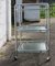 Vintage 3-Tier Chrome and Glass Serving Trolley, 1980s 7