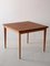 Table Carrée à Rallonge Scandinave en Teck, 1960s 4