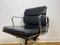 Soft Pad Chair EA217 in Black Leather (Nero) by Charles & Ray Eames for Vitra 20