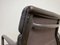 Brauner Leder Soft Pad Chair EA 217 von Charles & Ray Eames für Vitra 15