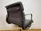 Brauner Leder Soft Pad Chair EA 217 von Charles & Ray Eames für Vitra 11