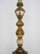 Lámpara de pie florentina italiana de madera tallada y madera policromada, años 50, Imagen 7