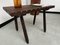 Brutalist Coffee Table with Turned Legs, 1960s 7