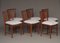 Mahogany Dining Chairs by Elmar Berkovich for Zijlstra, 1950s. Set of 6 3