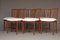Mahogany Dining Chairs by Elmar Berkovich for Zijlstra, 1950s. Set of 6 20