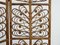 Vintage Peacock Rattan Screen with 3 Shutters, 1970s, Image 6