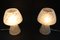 Lámparas de mesa Swirl Mushroom, años 70. Juego de 2, Imagen 4