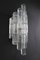 Ice Glass Wall Lamp by Albano Poli for Poliarte Linea, Italy, 1970s 3