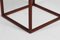 Vintage Cube Table in Teak and Smoked Glass by Kurt Østervig, 1960s 4