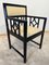 Bauhaus Armchair in Oak, Black Lacquer & Cream Leather, Germany, 1920s 8