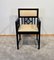 Bauhaus Armchair in Oak, Black Lacquer & Cream Leather, Germany, 1920s 2