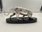 French Artist, Art Deco Panther Sculpture, 1930, Silver Plated Pewter 3