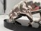 French Artist, Art Deco Panther Sculpture, 1930, Silver Plated Pewter 10