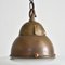 Vintage Ovoid Church Opaline Pendant, 1930s 3